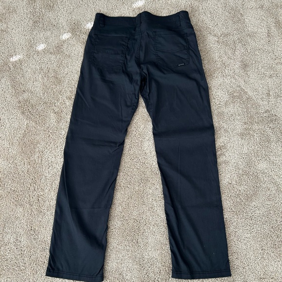 Prana Men’s Pants Black Slim Fit 33x32 - Picture 3 of 4